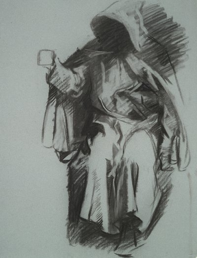Estude para de Edwin Austin Abbey