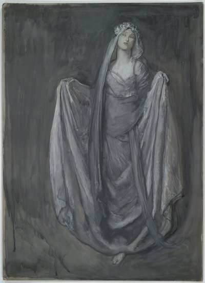 Estudo para Blanchefleur?, para a de Edwin Austin Abbey