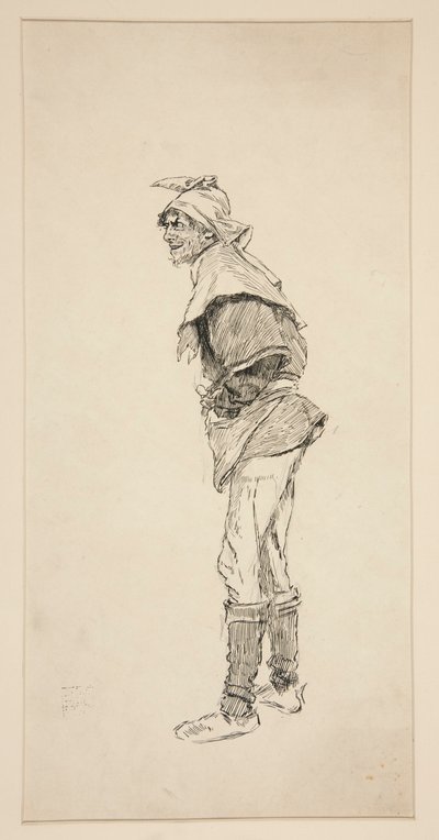 Estudo para o Rei Henrique IV (Parte I) de Edwin Austin Abbey