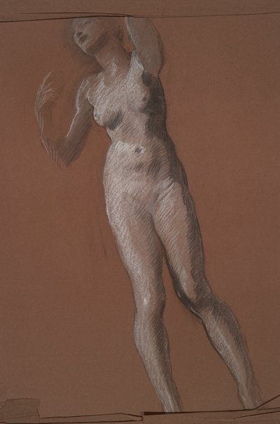 Estudo para figura de 3 da tarde em de Edwin Austin Abbey