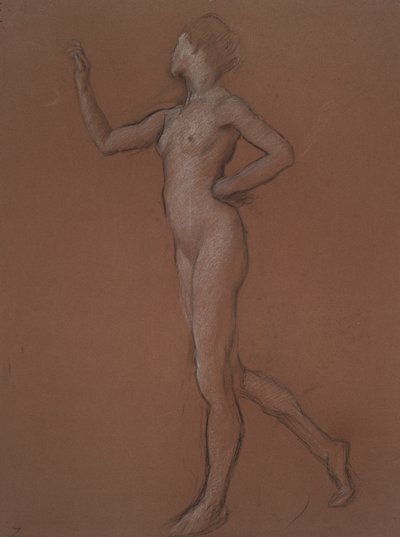 Estudo para figura de 7 da manhã para de Edwin Austin Abbey
