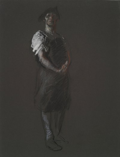 Estudo para a figura de um Trabalhador, em de Edwin Austin Abbey