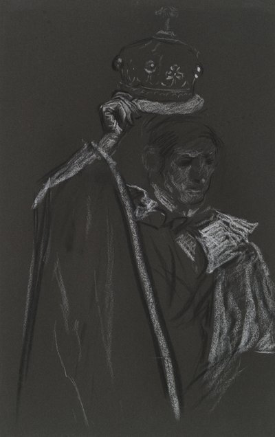 Estudo de Pares para a Coroação de Eduardo VII de Edwin Austin Abbey