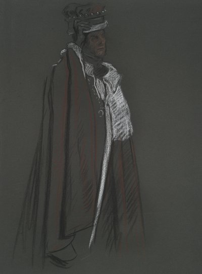Estudo de Pares para a Coroação de Eduardo VII de Edwin Austin Abbey