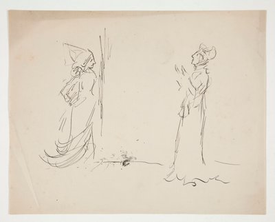 Estudo de Duas Figuras, do Amor de Edwin Austin Abbey