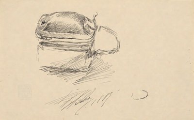 Estudo de um Tankard de Edwin Austin Abbey