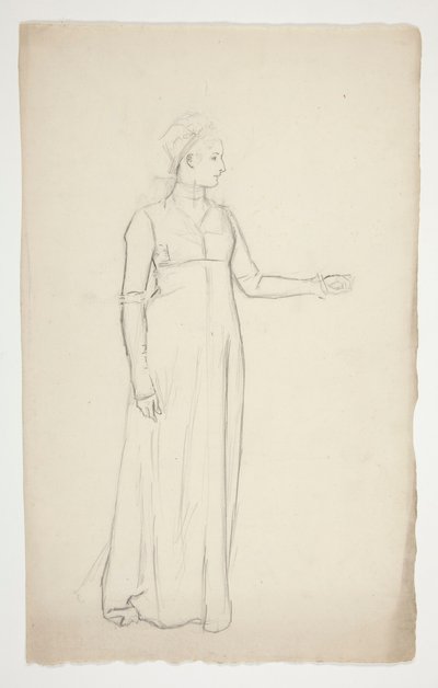 Estudo de uma mulher de Edwin Austin Abbey