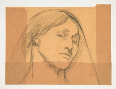 Estudo de uma mulher de Edwin Austin Abbey