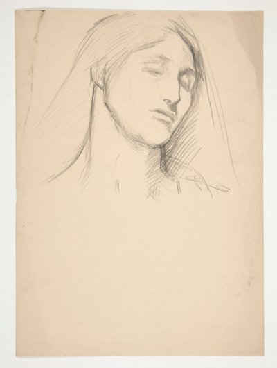 Estudo de uma mulher de Edwin Austin Abbey