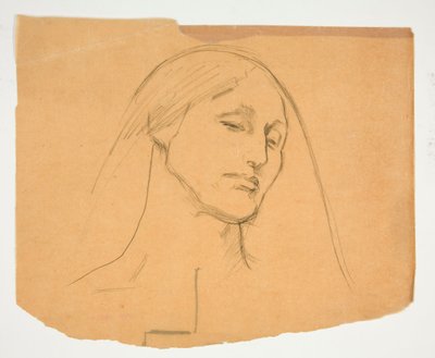 Estudo de uma mulher de Edwin Austin Abbey