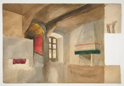 Estudo de um interior de Edwin Austin Abbey