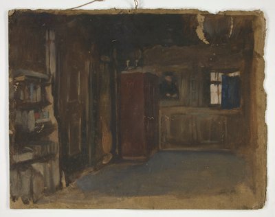 Estudo de um interior de Edwin Austin Abbey