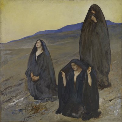 As Três Marias, c.1905-10 de Edwin Austin Abbey