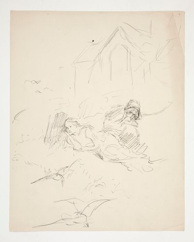 Ilustração não identificada de Edwin Austin Abbey