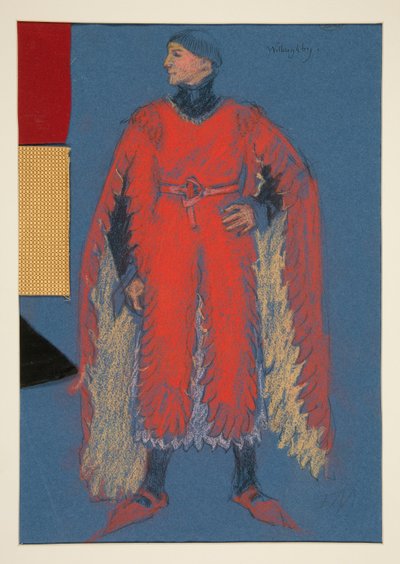Willoughby, esboço de fantasia para Henry Irving de Edwin Austin Abbey