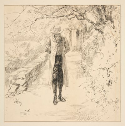 Wordsworth anda na floresta: The English Lakes and Men Series, de Harper de Edwin Austin Abbey