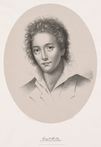 Percy Bysshe Shelley, 1867. de Edwin Beyerhaus