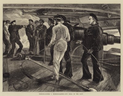 Carregadores de culatra v Carregadores de focinho, arma de perfuração na Marinha de Edwin Buckman