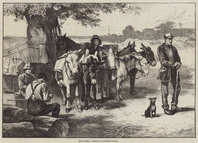 Tempos tranquilos, um esboço em Hampstead Heath de Edwin Buckman