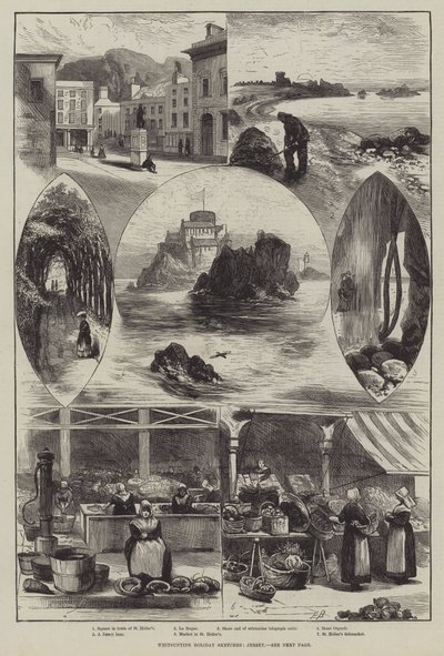 Esboços Do Feriado De Whitsuntide, Jersey de Edwin Buckman