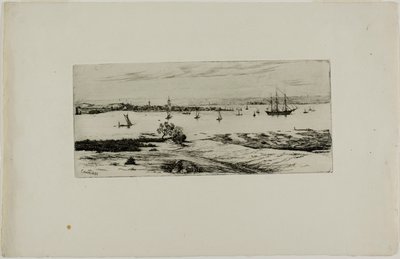 Barcos em um porto de Edwin Edwards