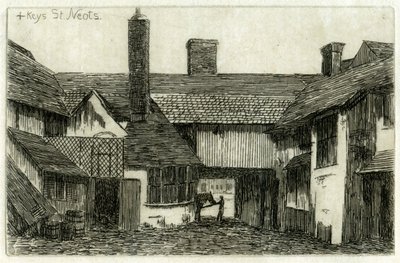 The Cross Keys, São Neots, Cambridgeshire, 1881 de Edwin Edwards