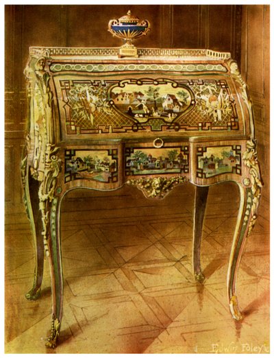 Escrito a uma toilette, francês, Victoria and Albert Museum, Londres, 1911-1912. de Edwin Foley