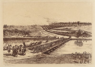 As pontes do pontão de Edwin Forbes