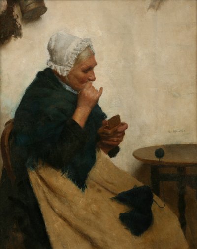 Uma pitada de Snuff (óleo sobre tela) de Edwin Harris