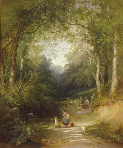 Um caminho através da madeira de Edwin Henry Boddington