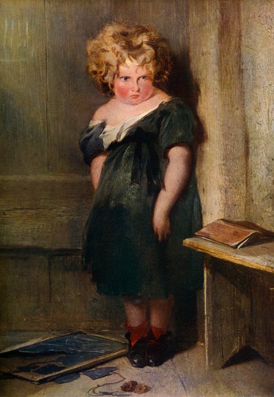 Uma Criança Impertinente, século XIX, 1912. de Edwin Landseer