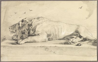 Leão Reclinado de Edwin Henry Landseer