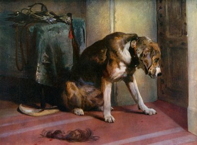 Suspense, século XIX, 1912. de Edwin Landseer