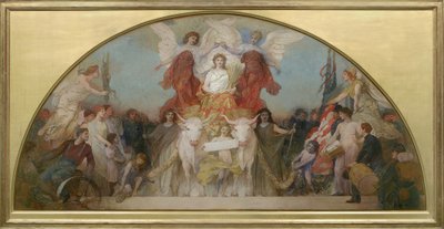 Estudo para Minnesota, Celeiro do Mundo, 1904 de Edwin Howland Blashfield