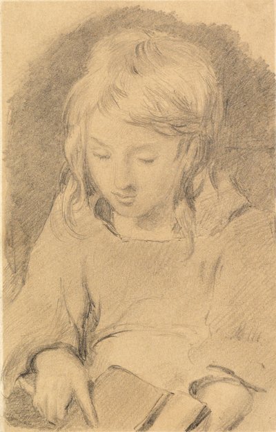 Uma rapariga que carda lãs de Edwin Landseer