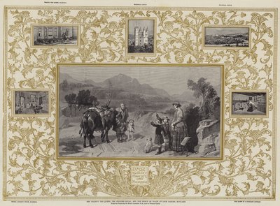 Sua Majestade a Rainha, a Princesa Real e o Príncipe de Gales em Loch Laggan, na Escócia de Edwin Landseer