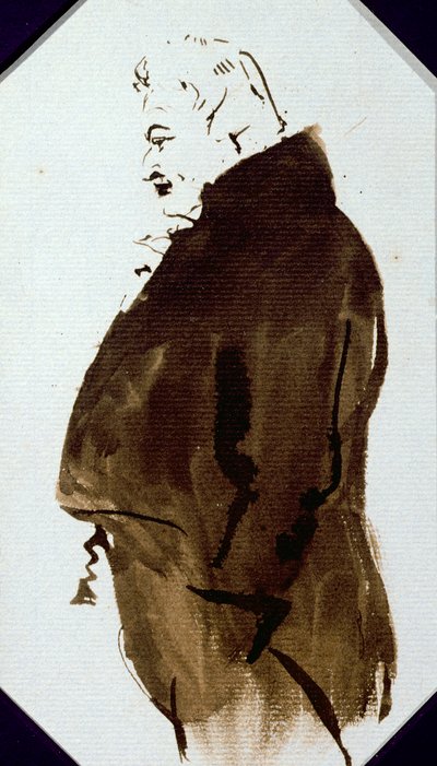 Sydney Smith (1771-1845) c.1821 (lápis e wc no papel) de Edwin Landseer