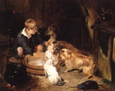 A Festa do Pequeno Almoço de Edwin Landseer
