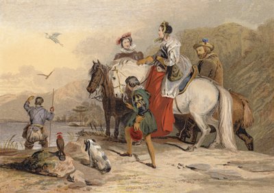 O partido de Hawking de Edwin Landseer