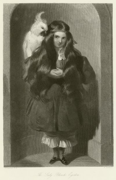A, senhora, blanche, egerton de Edwin Landseer
