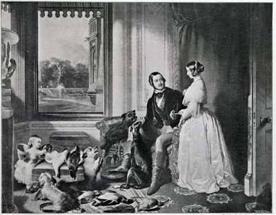 Castelo de Windsor nos tempos modernos, a partir da pintura de 1843 de Edwin Landseer