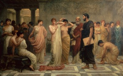 Em Busca da Beleza (óleo sobre tela) de Edwin Longsden Long