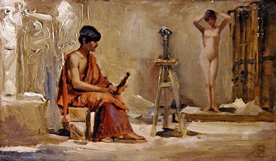 O Modelo do Artista de Edwin Longsden Long