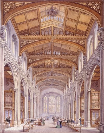 Biblioteca Guildhall, Londres, 1872 de Edwin Thomas Dolby