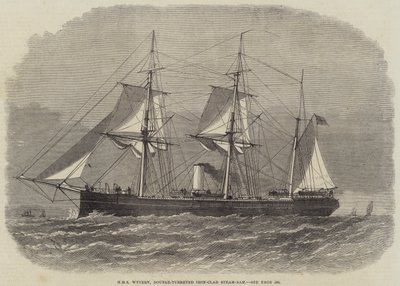 HMS Wyvern, Steam-Clad Iron-Clad Double-Turreted de Edwin Weedon