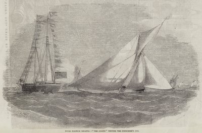 Royal Harwich Regatta, The Amazon vencendo a Copa do Commodore de Edwin Weedon