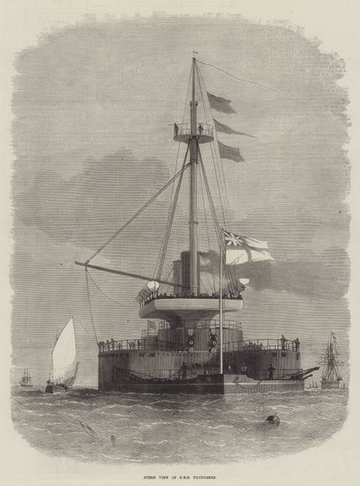 Visão severa do HMS Thunderer de Edwin Weedon