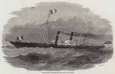 A Aliança Southampton e Havre Mail Steamer de Edwin Weedon