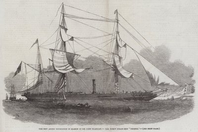 A Nova Expedição Ártica à procura de Sir John Franklin, HM Parafuso Steam-Ship Phoenix de Edwin Weedon
