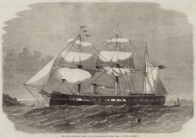 A Nova Frota de Ferro, HM Steam-Fragata Royal Oak, 32 Armas de Edwin Weedon